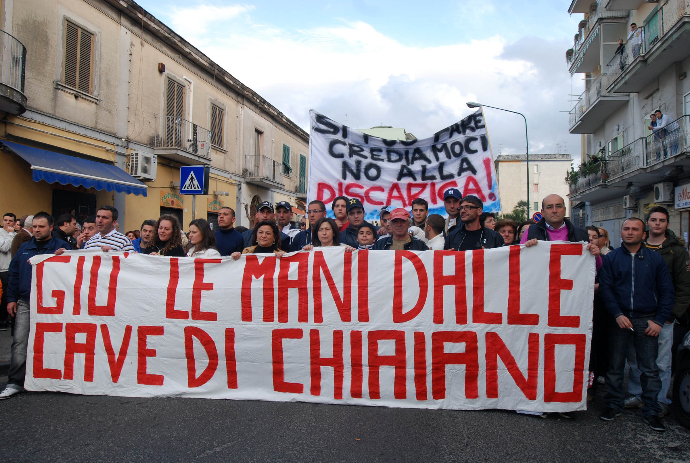 Manifestazione Chiaiano