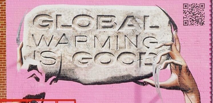 Global Warming streetart